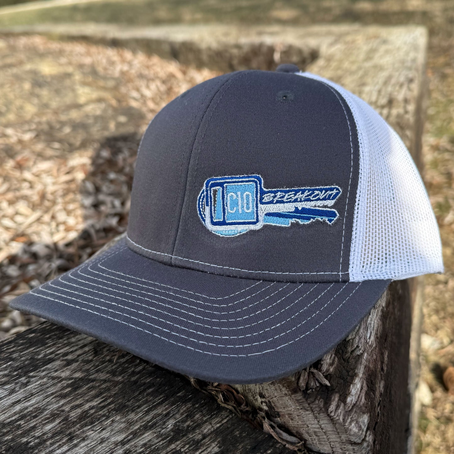 C10 Breakout® Snap Back Grey Mesh Hat