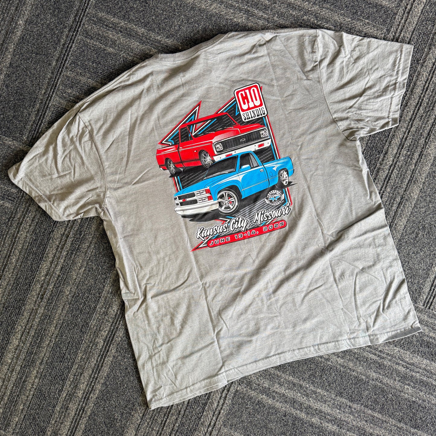 C10 Shindig® 2025 Heather Green Grey T-Shirt