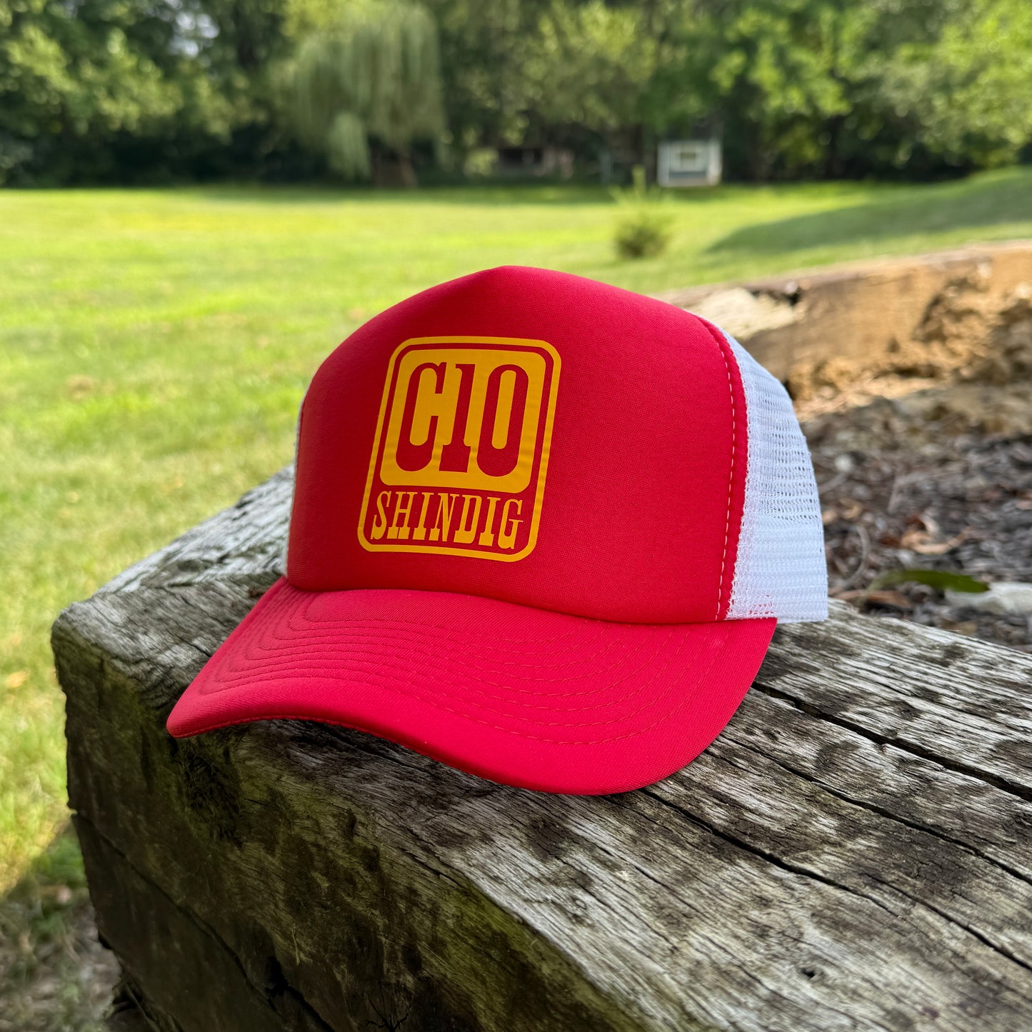 C10 Shindig® Red-Gold Foam/Mesh Snap Back Hat