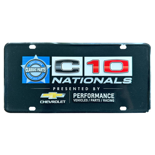 C10 Nationals® Sponsors Official License Plate