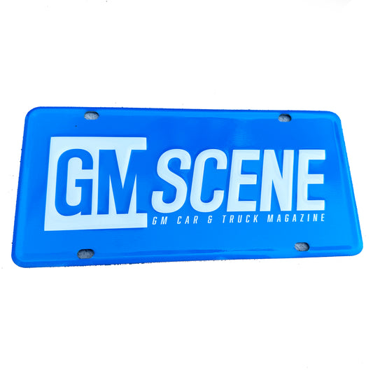GM Scene Magazine® Official License Plate