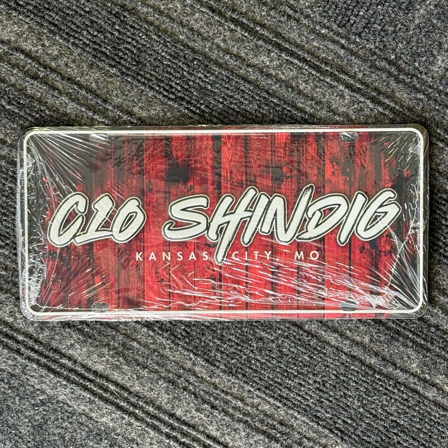 C10 Shindig® Wood License Plate